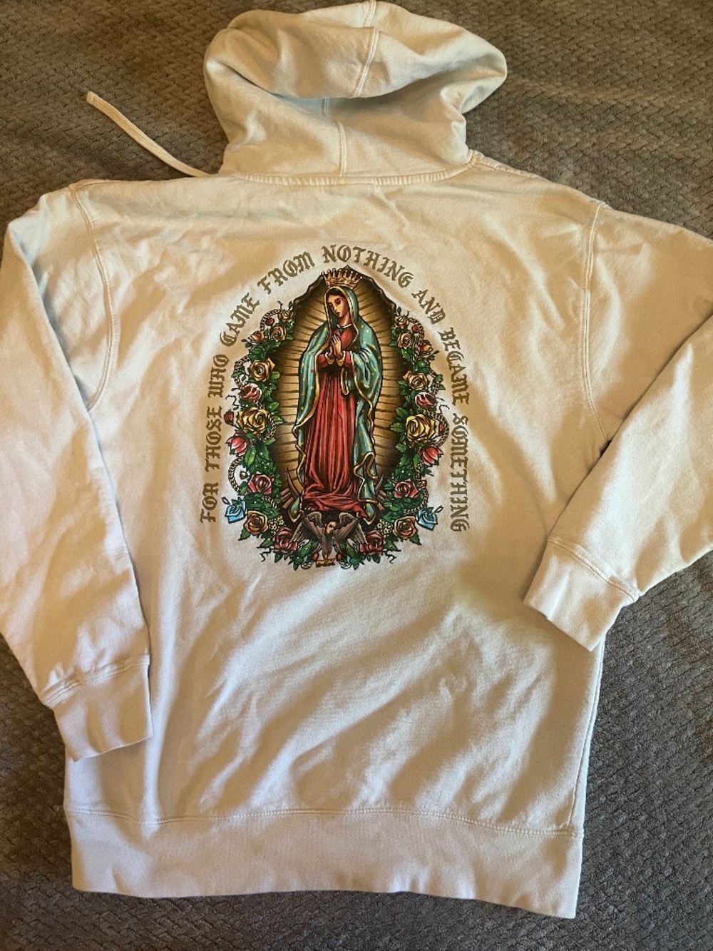 DGK Guadalupe Hoodie large Dirty Ghetto Kids Roses Skater Y2K Grunge Streetwear